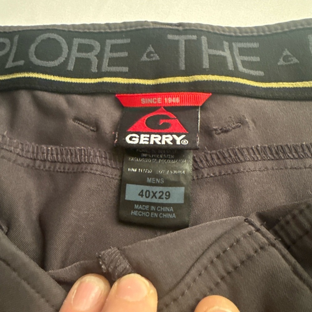 Gerry Weber Dark Gray Chinos Classic Style Dri Fit Activewear Pants 40W x 29L - Picture 4 of 10
